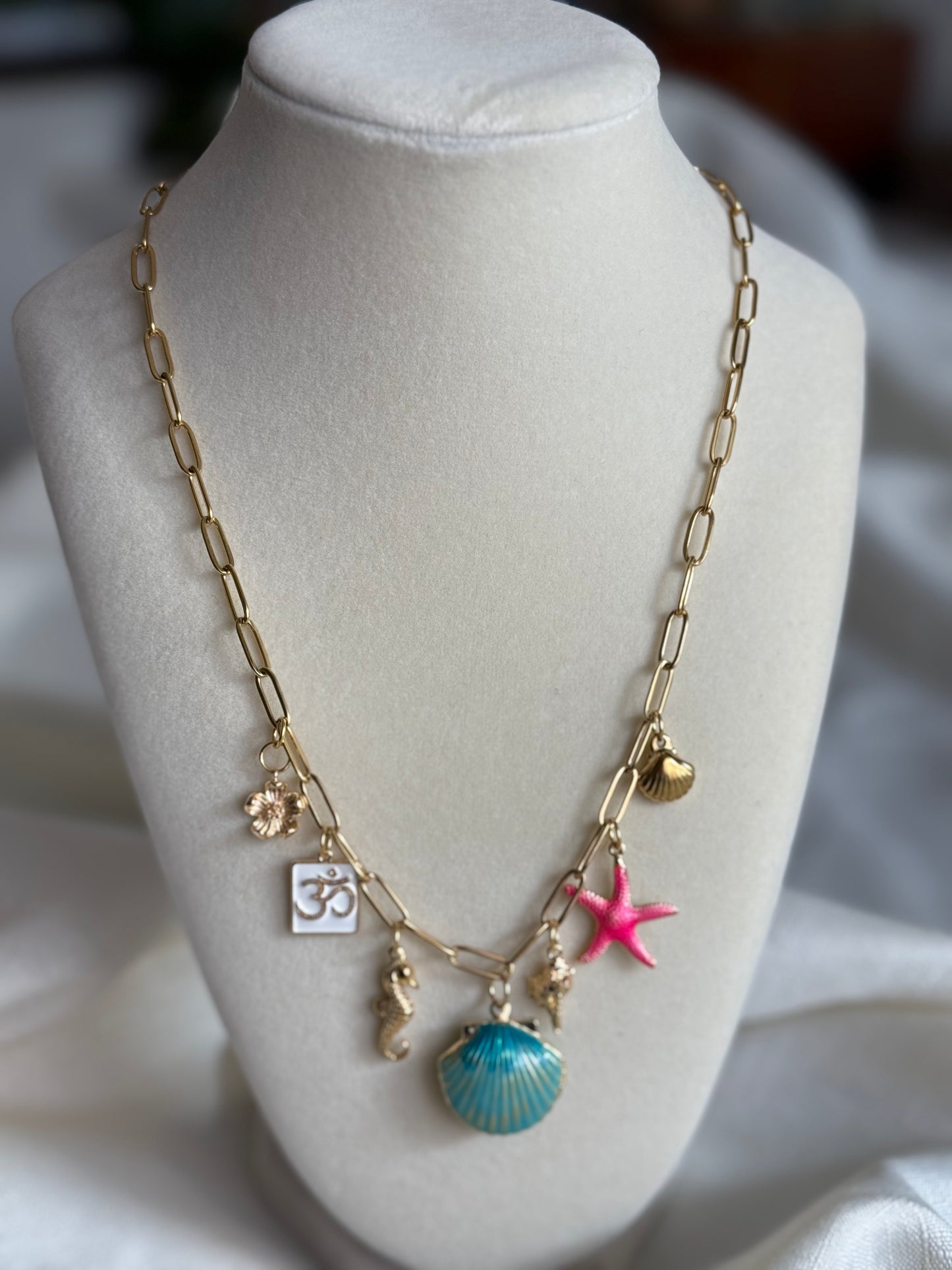Ocean Babe Charm Necklace