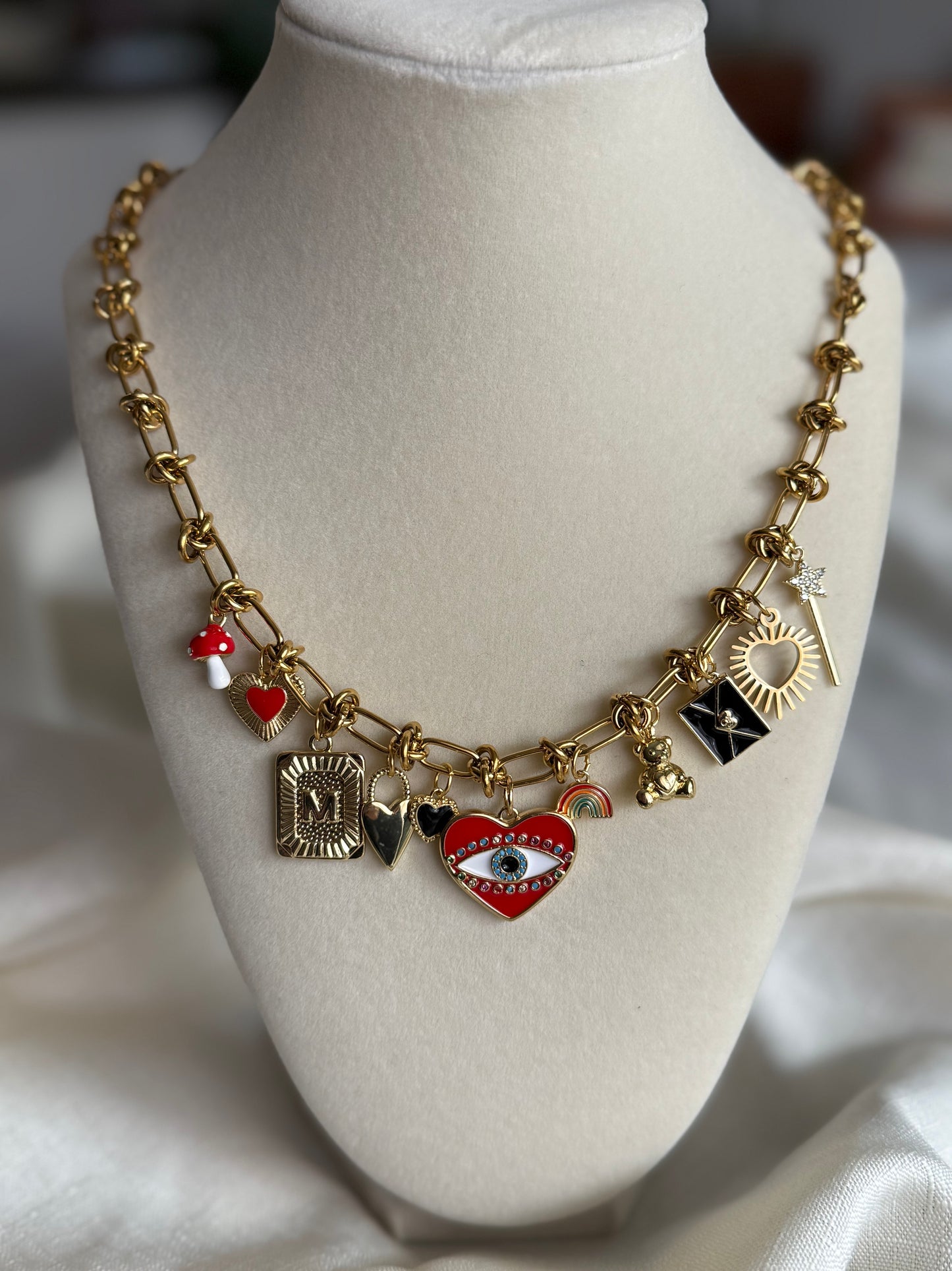 Girly Pop Charm Necklace