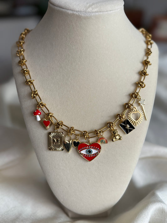 Girly Pop Charm Necklace